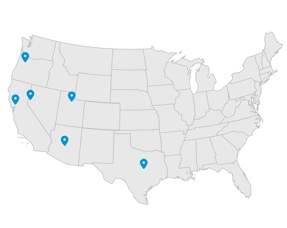 Map of Harder locations